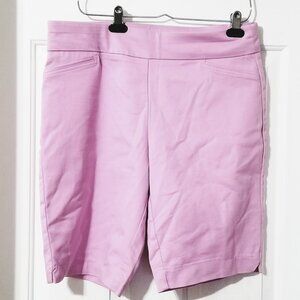 Croft & Barrow - Light Pink Stretch Bermuda Shorts - Size 12